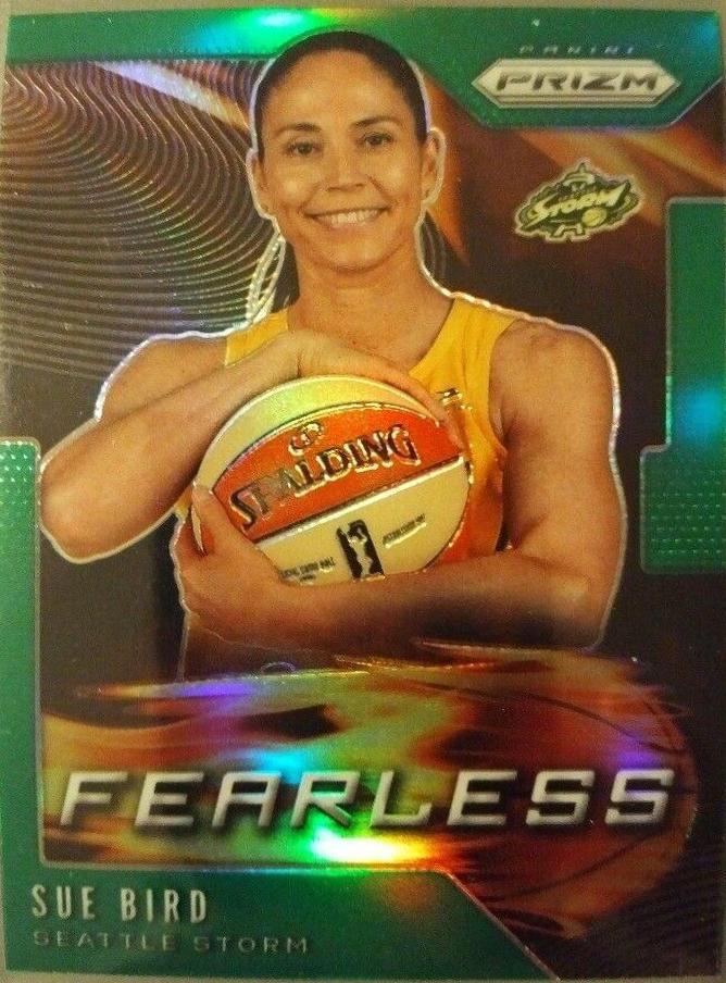 Sue Bird [Prizm Green] #6 Basketball Cards 2020 Panini Prizm WNBA Fearless