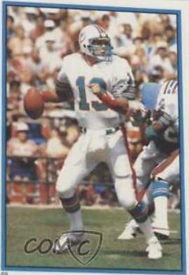 Dan Marino #69 Football Cards 1985 Topps Stickers