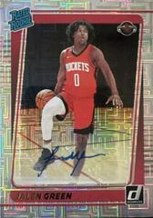 Jalen Green [Signatures Choice] #209 Prices | 2021 Panini Donruss |  Basketball Cards