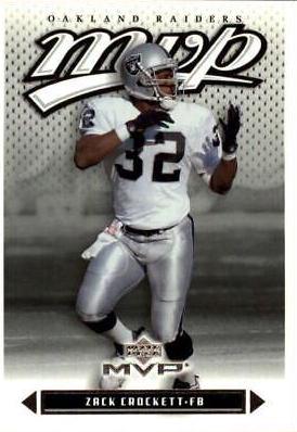 Zack Crockett #18 Football Cards 2003 Upper Deck MVP