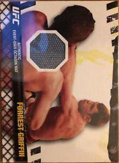 Forrest Griffin #FM-FG Ufc Cards 2010 Topps UFC Fight Mat Relic