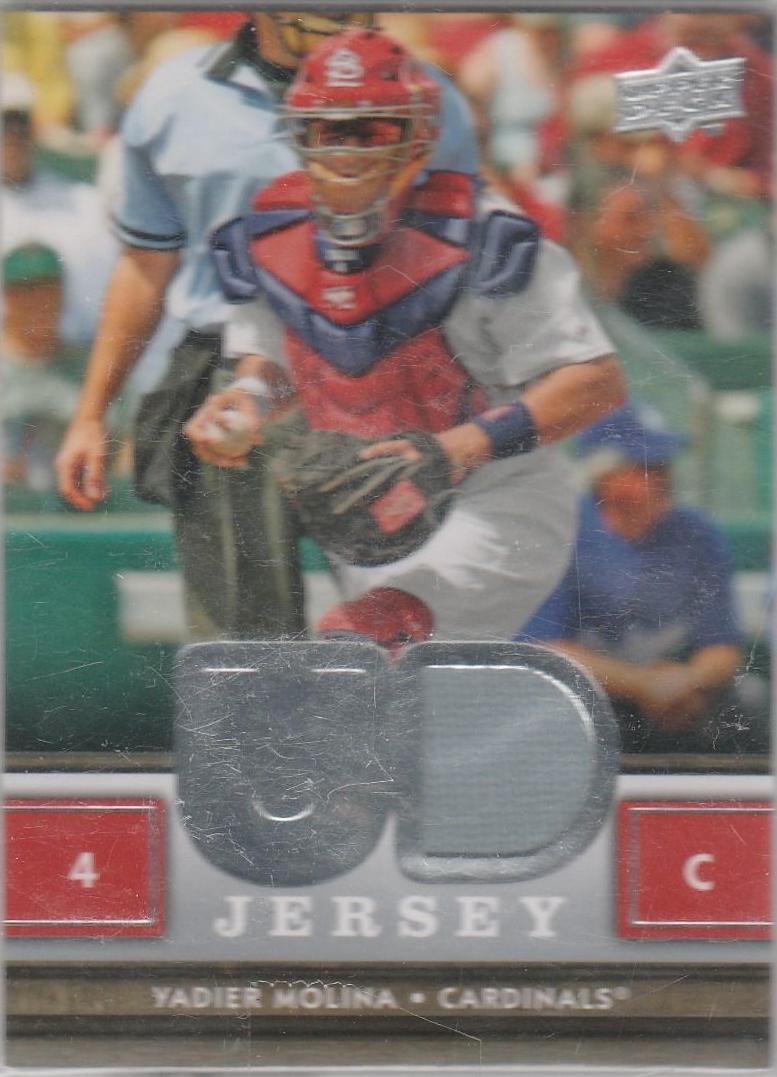 yadier molina #UDJ-YM Baseball Cards 2008 Upper Deck