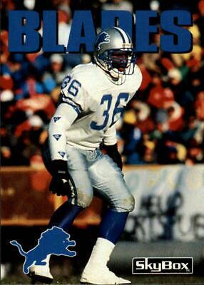 Bennie Blades #163 Football Cards 1992 Skybox Impact