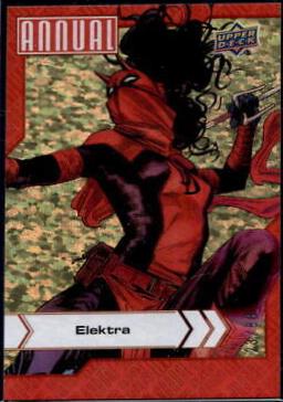 Elektra [Gold Linearity] #27 Marvel 2022 Upper Deck Annual