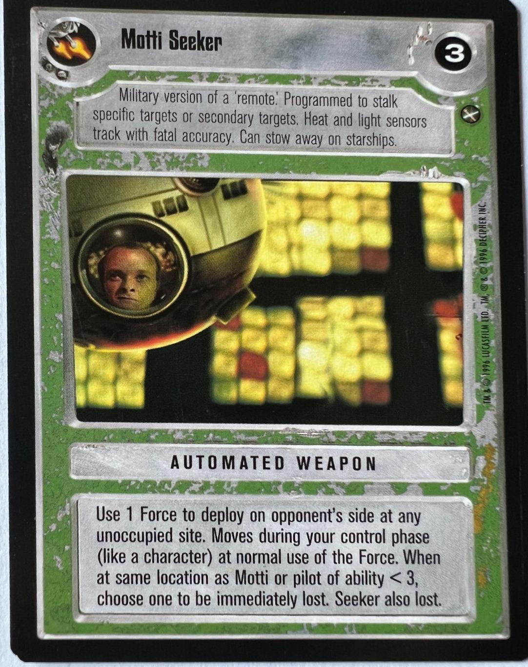 Motti Seeker [Limited] Star Wars CCG A New Hope