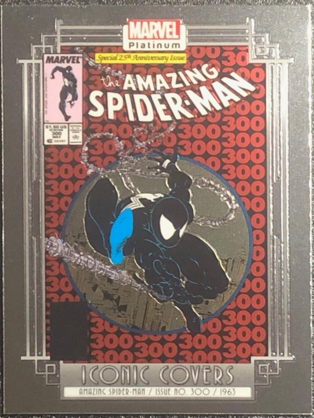 Amazing Spider-Man #IC18 Marvel 2023 Upper Deck Platinum Iconic Covers