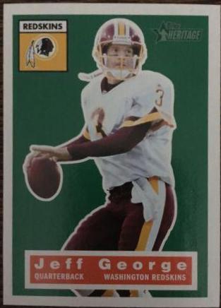 Jeff George #5 Football Cards 2001 Topps Heritage