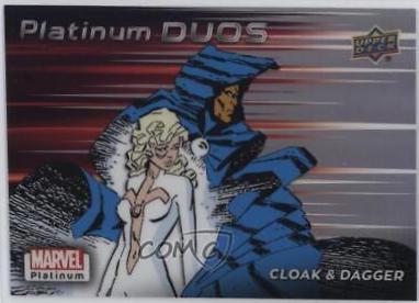 Cloak / Dagger [Rainbow] #PD22 Marvel 2023 Upper Deck Platinum Duos