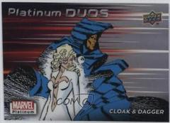 Cloak / Dagger [Rainbow] #PD22 Marvel 2023 Upper Deck Platinum Duos Prices