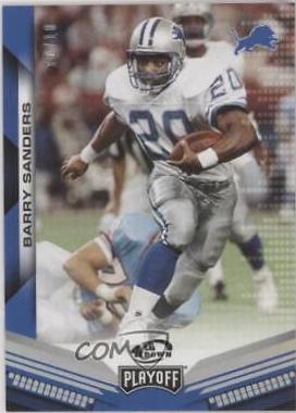 Barry Sanders [4th Down] #137 Football Cards 2019 Panini Playoff