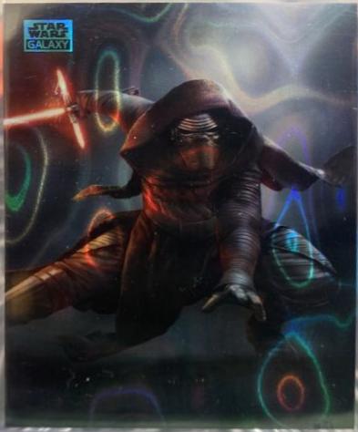 Kylo Ren [Aqua Lava Refractor] #23 Star Wars 2024 Topps Chrome Galaxy