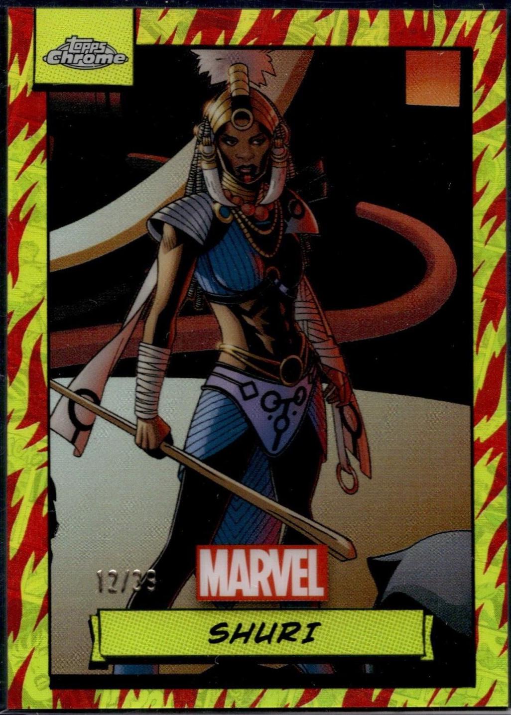 Shuri [Human Torch Refractor] 29 Prices Marvel 2024 Topps Chrome