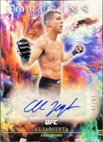 Al Iaquinta [Gold] #OA-AIQ Ufc Cards 2021 Panini Chronicles UFC Origins Autographs