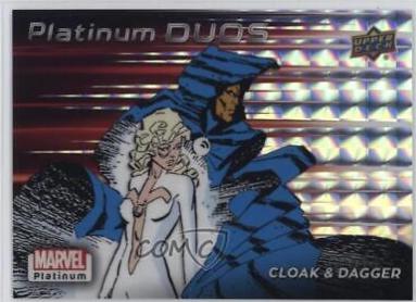 Cloak / Dagger #PD22 Marvel 2023 Upper Deck Platinum Duos