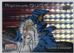 Cloak / Dagger #PD22 Marvel 2023 Upper Deck Platinum Duos Prices