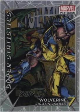 Wolverine [Rainbow] #SS18 Marvel 2023 Upper Deck Platinum Super Statistics