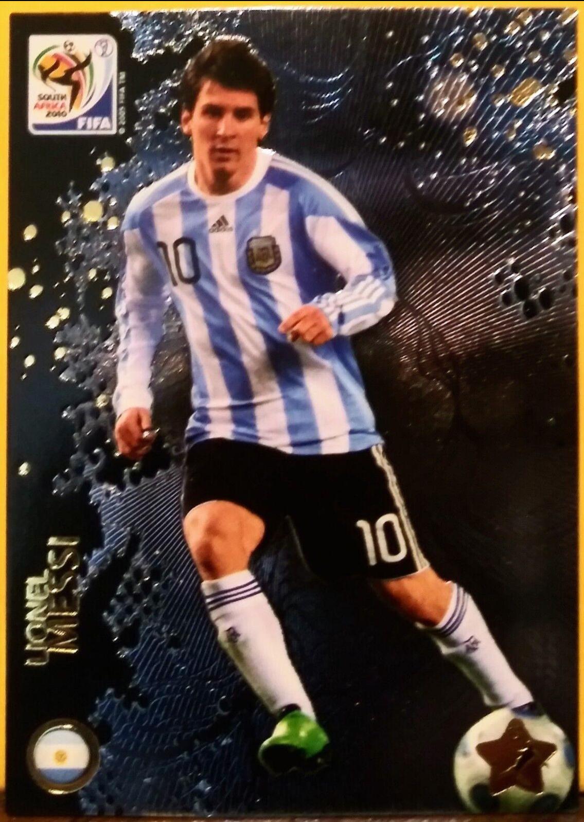 Lionel Messi #44 Soccer Cards 2010 Panini World Cup South Africa Premium