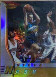 Steve Nash [Refractor] #R18 Basketball Cards 1996 Bowman's Best Rookie