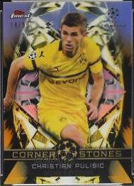 Christian Pulisic [Gold Refractor] #FC-CP Soccer Cards 2018 Finest UEFA Champions League Cornerstones