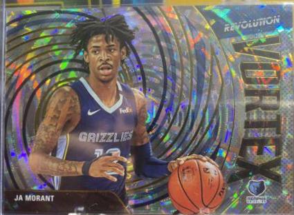 Ja Morant [Fractal] #14 Basketball Cards 2020 Panini Revolution Vortex