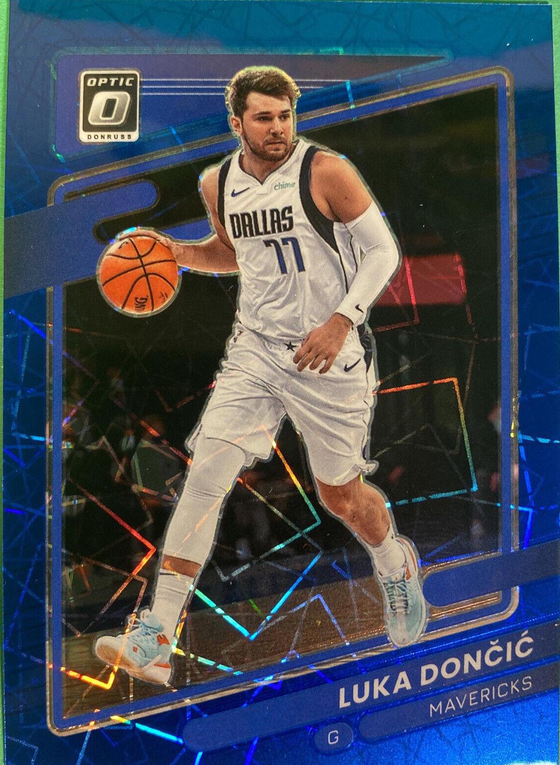 Luka Doncic [Blue Velocity] #101 Prices | 2021 Panini Donruss Optic ...