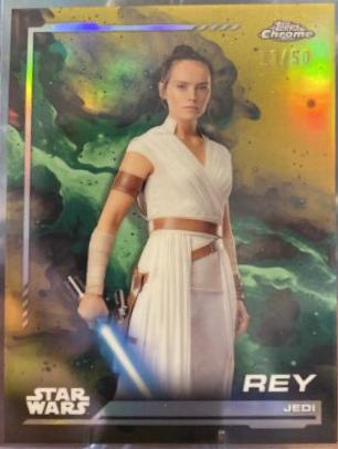 Rey [Gold Refractor] #112 Star Wars 2024 Topps Chrome