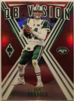 Sam Darnold [Red] #23 Football Cards 2019 Panini Phoenix QB Vision