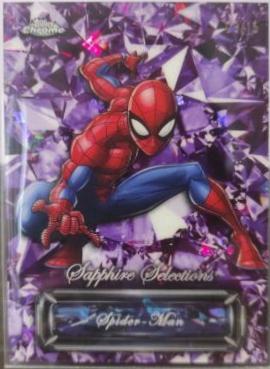 Spider-Man [Purple] #SS-2 Marvel 2024 Topps Chrome Sapphire Selections