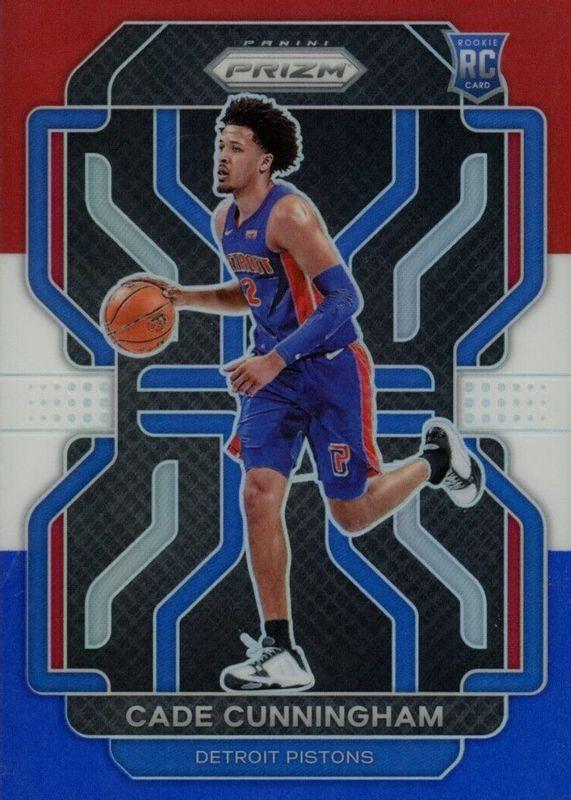 Cade Cunningham [Red White Blue Prizm] #282 Basketball Cards 2021 Panini Prizm