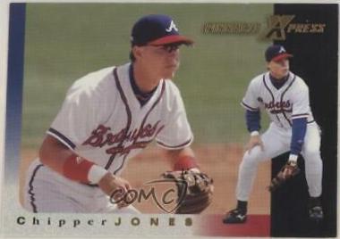 Chipper Jones #23 Baseball Cards 1997 Pinnacle X Press