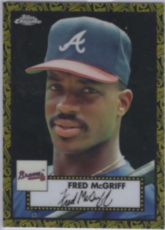 Fred McGriff [Black Gold] #684 Baseball Cards 2021 Topps Chrome Platinum Anniversary