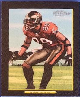 Alan Zemaitis [Black] #210 Football Cards 2006 Topps Turkey Red