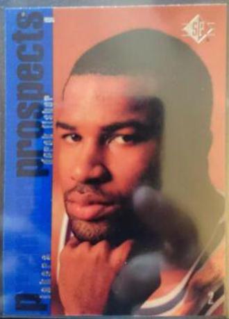 Derek Fisher #135 Basketball Cards 1996 SP