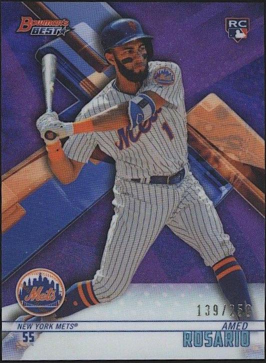 Amed Rosario [Purple Refractor] #30 Baseball Cards 2018 Bowman's Best