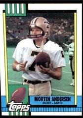 Morten Andersen [Disclaimer Back] #245 Football Cards 1990 Topps Prices