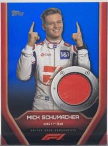 Mick Schumacher [Blue] #F1RL-MS Prices | 2022 Topps Formula 1 F1 Relics ...