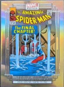 Amazing Spider-Man [Rainbow] #IC18 Marvel 2023 Upper Deck Platinum Iconic Covers