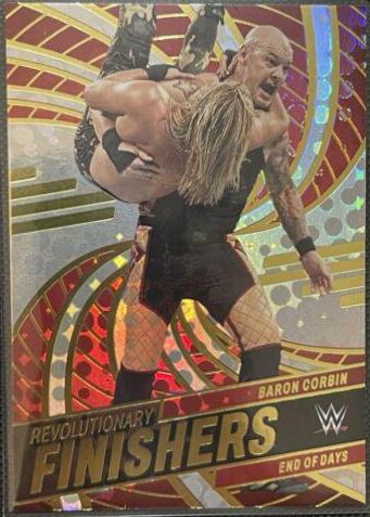 Baron Corbin #18 Wrestling Cards 2023 Panini Revolution WWE Revolutionary Finishers