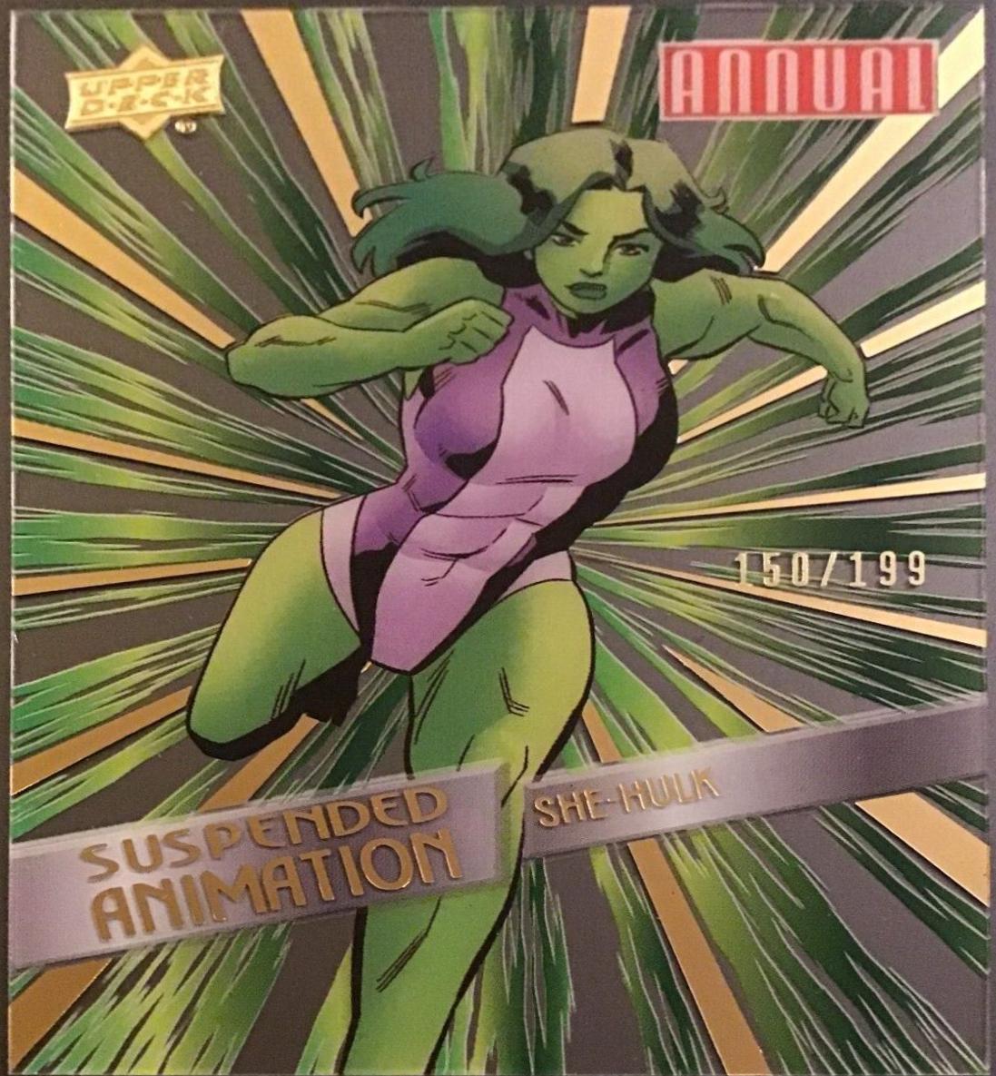 She-Hulk #43 Marvel 2023 Upper Deck Annual Suspended Animation