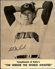 Cal McLish Baseball Cards 1959 Kahn's Wieners Prices