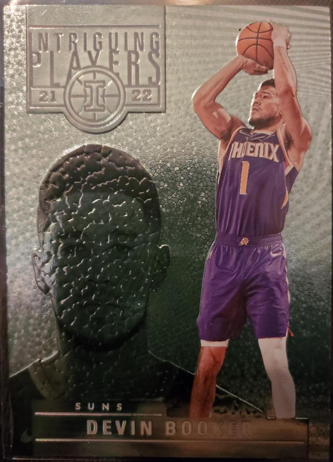 Devin Booker #15 Basketball Cards 2021 Panini Illusions Intriguing Players