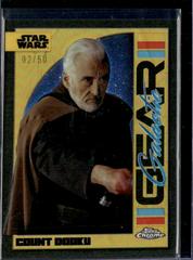 Count Dooku [Gold Refractor] #GG-16 Star Wars 2024 Topps Chrome Galactic Gear Prices