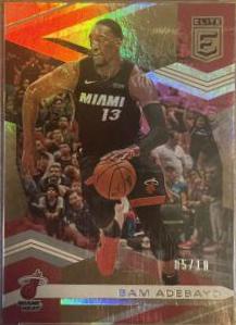 Bam Adebayo [Gold] #80 Basketball Cards 2019 Panini Donruss Elite