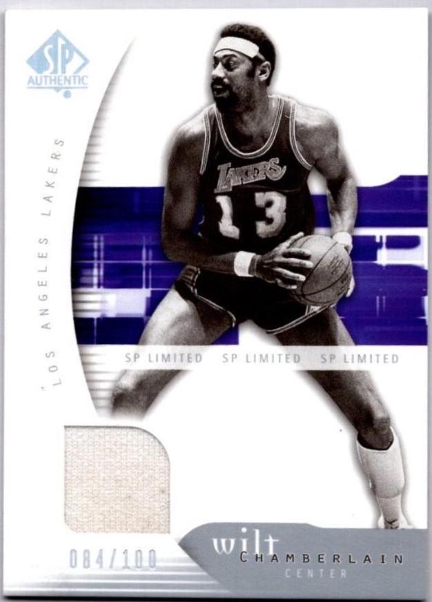 Wilt Chamberlain [Limited Warm Ups] #39 Basketball Cards 2005 SP Authentic