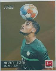 Maxence Lacroix [Gold Refractor] #100 Soccer Cards 2021 Stadium Club Chrome Bundesliga Prices