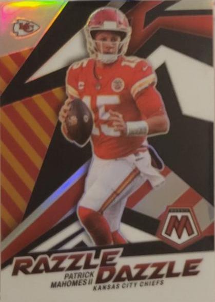 2022 Panini Mosaic RD-7 Patrick newest Mahomes Razzle Dazzle CASE HIT SSP Chiefs