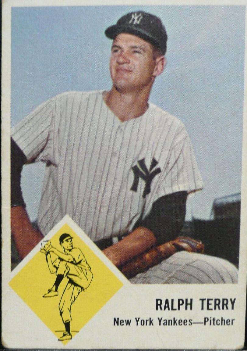 Ralph Terry #26 Baseball Cards 1963 Fleer