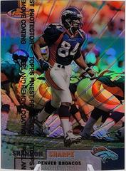 Shannon Sharpe [Refractor,w/ Coating] #4 Football Cards 1999 Topps Finest Prices