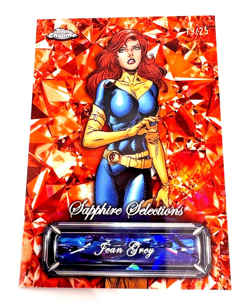 Jean Grey [Orange] #SS-10 Marvel 2024 Topps Chrome Sapphire Selections