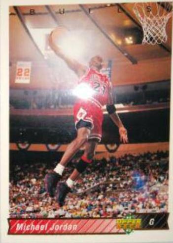 Michael Jordan #118 Basketball Cards 1992 Upper Deck International